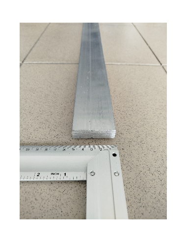 Alu lapos rúd 50mmx15mm