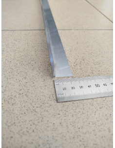 Alu szögidom 25mmx25mmx2mm fogazott