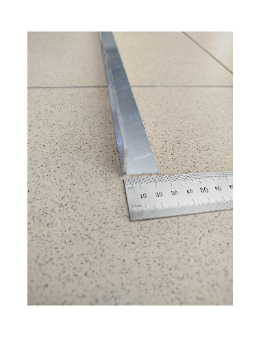 Alu szögidom 25mmx25mmx2mm fogazott